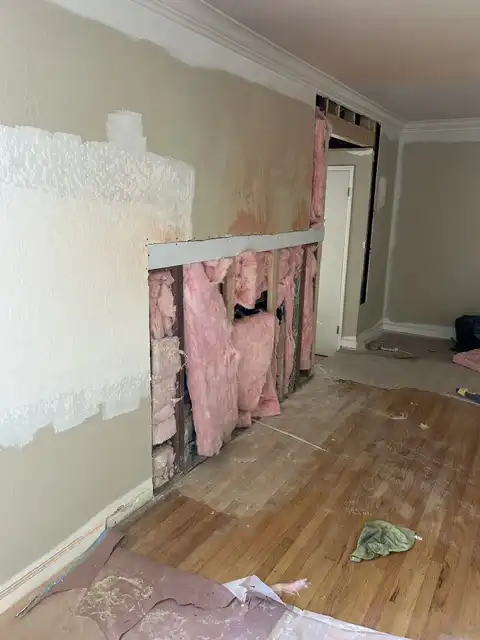 Patch work. Drywall hanging, taping, matching existing texture and clean up 2026 project photo